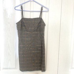 Garage Plaid Mini Dress Size L